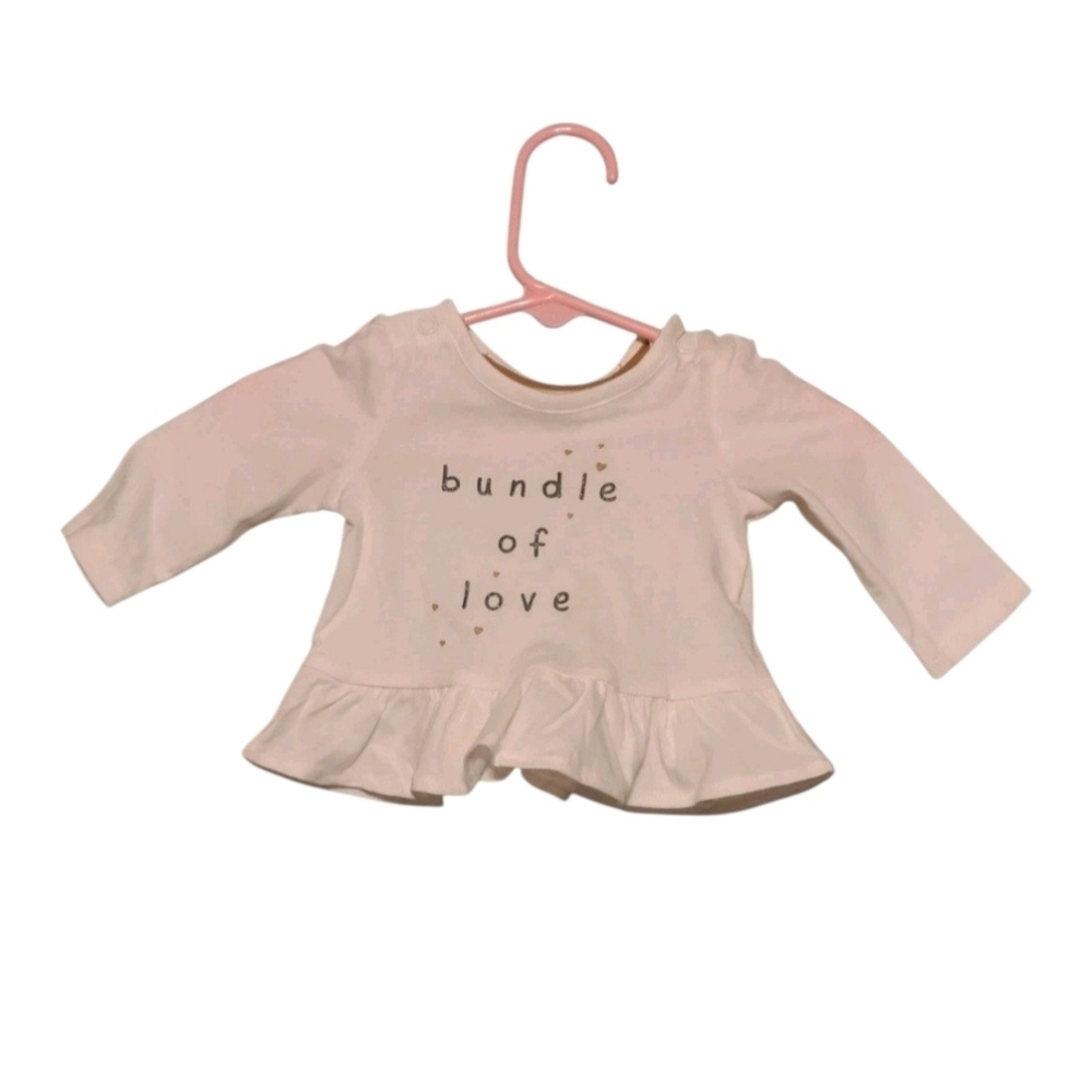 Carter's Bundle of Love White Kids Top Newborn NWT